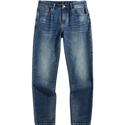 温芯棉面料水洗牛仔裤