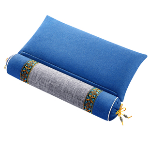 颈椎枕头护颈椎助睡眠睡觉专用成人圆柱加热决明子艾草荞麦护颈枕