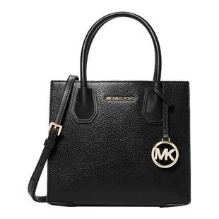 【新年礼物】Michael Kors黑色中号托特包风琴款手提单肩包女