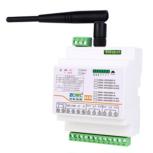 wifi网口网络控制继电器开关量输出输入modbus远程io控制模块485