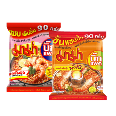 泰国进口零食mama酸辣虾味泡面