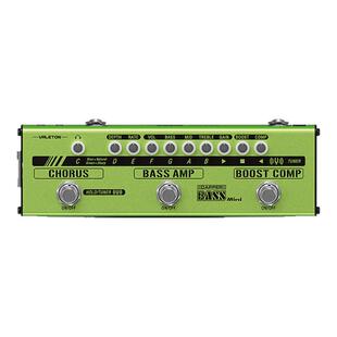 Valeton顽声贝斯单块组合式效果器Dapper Bass Mini电吉他DI盒