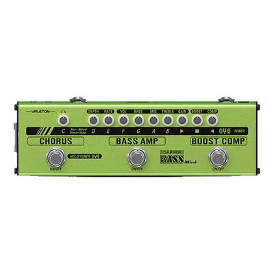 Valeton顽声贝斯单块组合式效果器Dapper Bass Mini电吉他DI盒