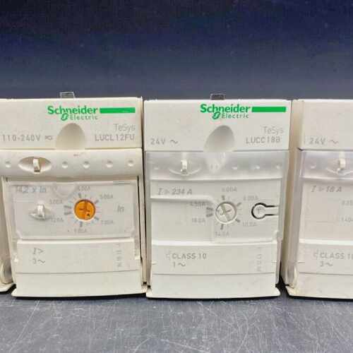 Set Of Schneider Electric Lucc18B  Luca1Xb  Lucl12Fu  Luca12