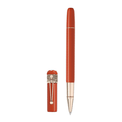 【自营】MONTBLANC万宝龙笔 传承红与黑红色蜘蛛签字笔118233
