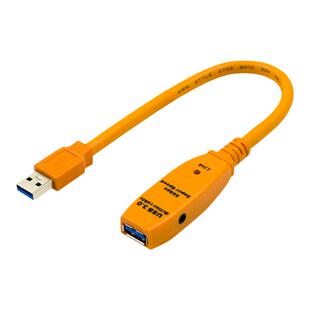 USB3.0信号放大器带电源USB公对母芯片摄像头触摸屏信号增强器线