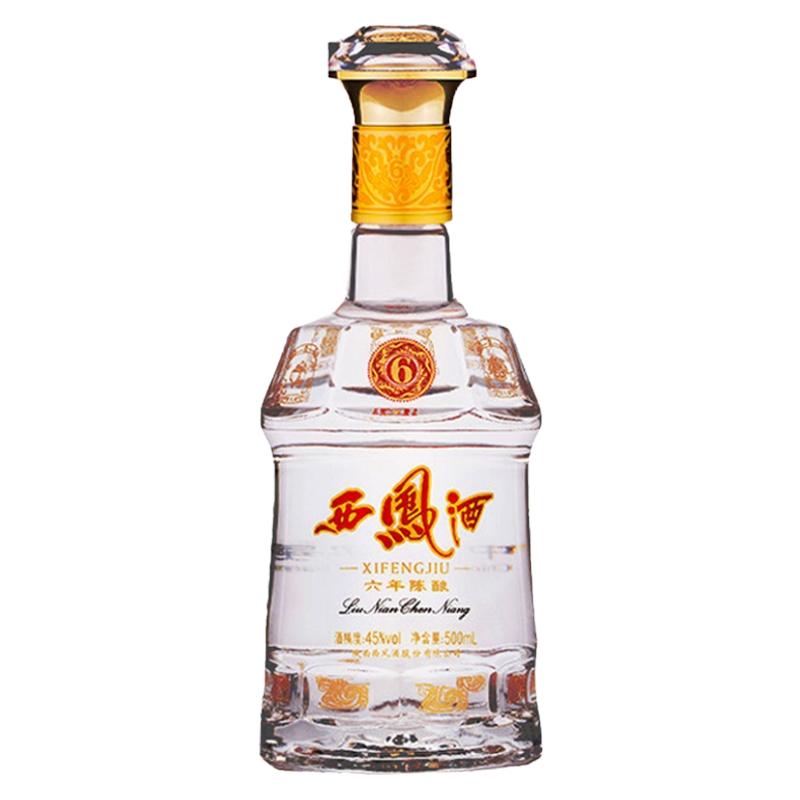 6年陈酿六年凤香型酿造6瓶西凤酒