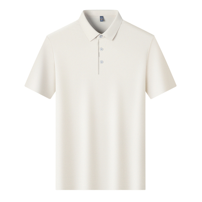 皮尔卡丹男士短袖t恤纯色休闲风高端品质吸湿排汗速干高品质上衣