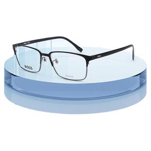 HUGO BOSS雨果博斯商务眉线眼镜框男0808复古方形钛材近视镜架女