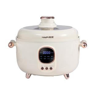 韩派三格内胆电压力锅家用陶瓷釉高压锅鸳鸯胆双胆一锅三用电饭煲