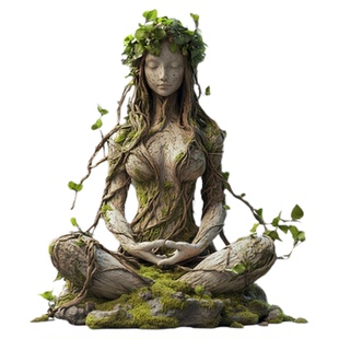 一个创意 JIT波希米亚女神像神奇个性造型亚克力立牌装饰桌面摆件