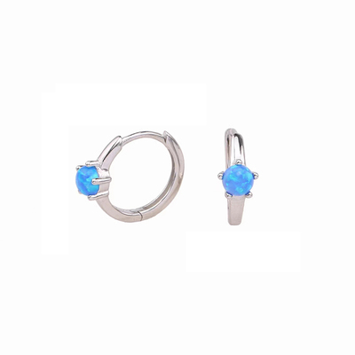 气质简约通体s925纯银耳扣澳宝