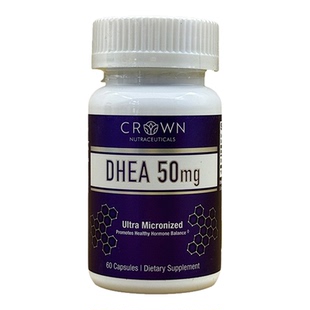 DHEA备孕青春素50mg美国正品卵巢试管山药提取物胶囊卵巢保养amh