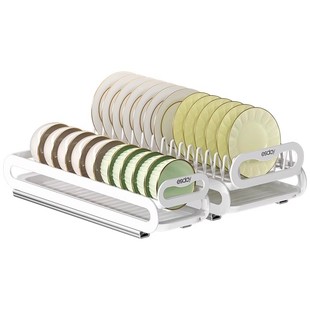 厨房碗盘架抽拉碗碟架深柜橱柜抽屉内置碗架沥水碗盘收纳置物架