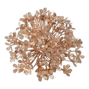 木绣球金葱球花蕊 金色花diy手工年宵花环花材配饰福桶插花材料