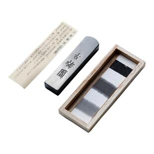 问心堂日本古梅园墨锭五星红花菜籽精制油烟墨锭三钱墨块书法墨条
