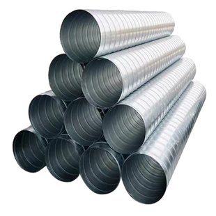 螺旋风管通风镀锌铁皮除尘不锈钢管烟管加厚烟囱排气管道工业风管