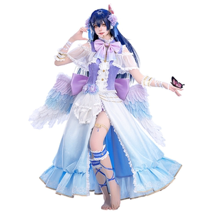 初兽猫 现货lovelive动漫园田海未cos服装白色情人节天使偶像企划