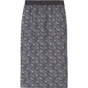 素然3ge3 project 秋季女士印花直筒半身裙