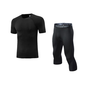 儿童篮球紧身衣套装男女套装跑步骑行运动训练健身服速干透气打底