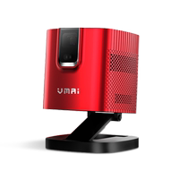 微麦m200微型投影仪家用便携式手机迷你办公小型无线3D高清智能1080P家庭投影无屏电视vmai 星河灰