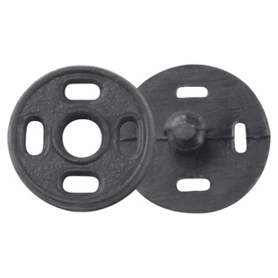 小暗扣隐形扣透明纽扣迷你衣服按扣子母扣黑白色固定摁扣塑料扣子