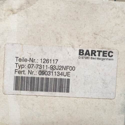 溢价-#BARTEC    07-7311-93J2/NF00输入