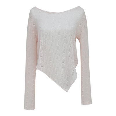 叶落清舞现代舞亮片长袖上衣