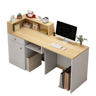 收银台小型简约柜台理发店美容院吧台服装店便利店接待台前台桌子