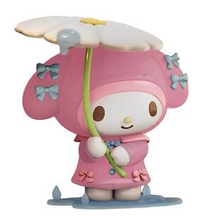 正版三丽鸥下雨天系列盲盒明盒摆件库洛米帕恰狗雨伞手办女生礼物