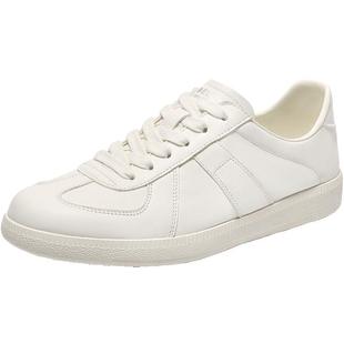 百丽男士休闲运动小白鞋男春秋季新款牛皮阿甘德训板鞋子8TD01BM5