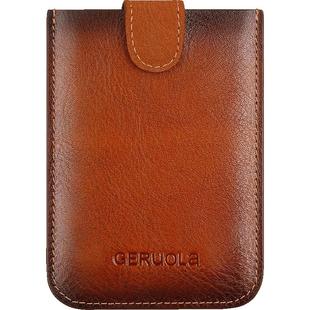 超薄卡包2025新款男士真皮新型抽拉式装卡片的小卡夹银行卡收纳包