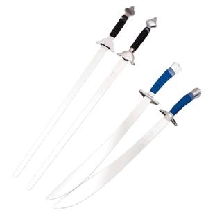 大业亨通武术双刀双剑表演刀剑中国武术协会供应商套路竞赛未开刃