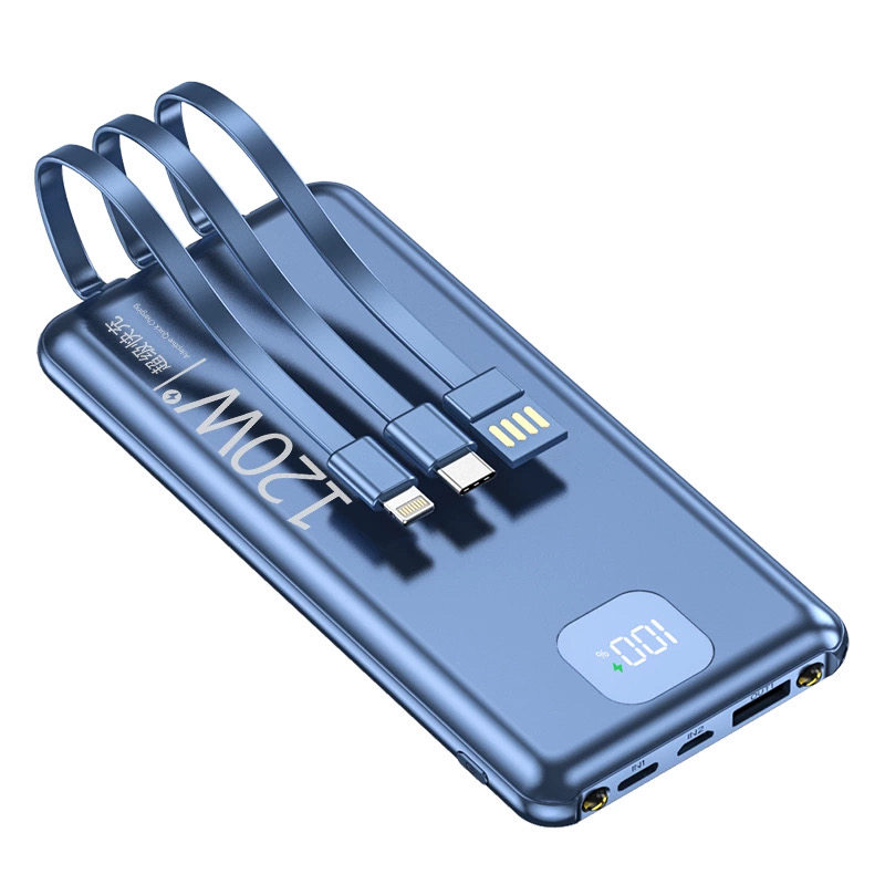 120W超级快充充电宝3C超薄超大容量80000毫安适用华为苹果vivoppo