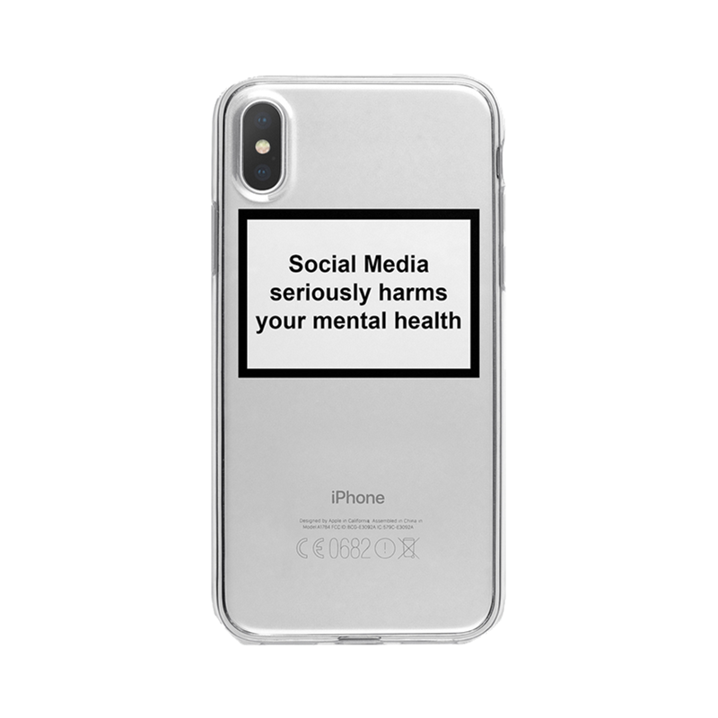social media远离社交手机壳适用苹果15手机壳iphone17promax男女14款16pro防摔17air透