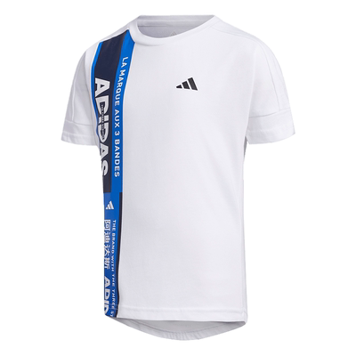 Adidas/阿迪达斯正品当季小童新款运动圆领休闲透气T恤FM9797