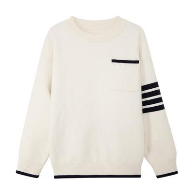 左西男童学院风针织衫秋冬款毛衣