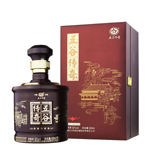 五谷传奇五星白酒浓香型42度52度