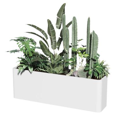 兆淘长方形弧形圆角花箱经久耐用