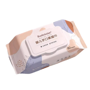 湿巾纸80抽大包母婴幼儿童家用新生婴儿手口专用湿巾纸擦脸洗脸