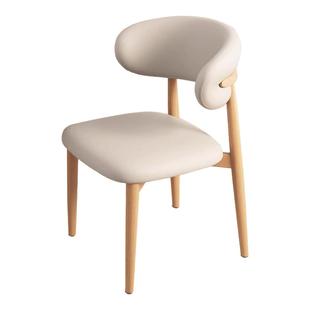 中古椅子餐椅餐桌椅家用靠背椅凳子新款仿实木轻奢高级餐厅茶桌椅