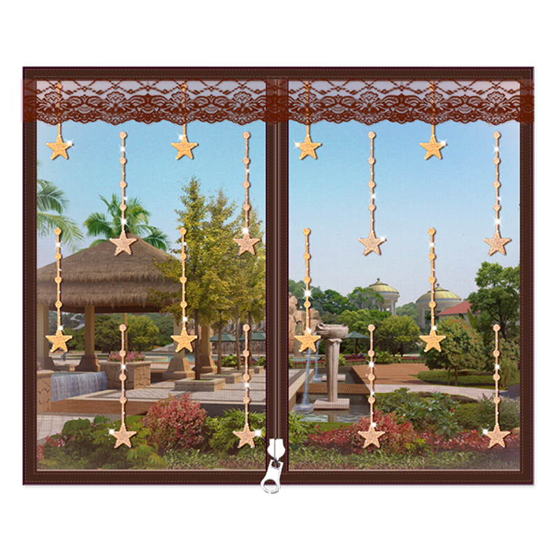 自粘式门帘磁铁防蚊纱窗