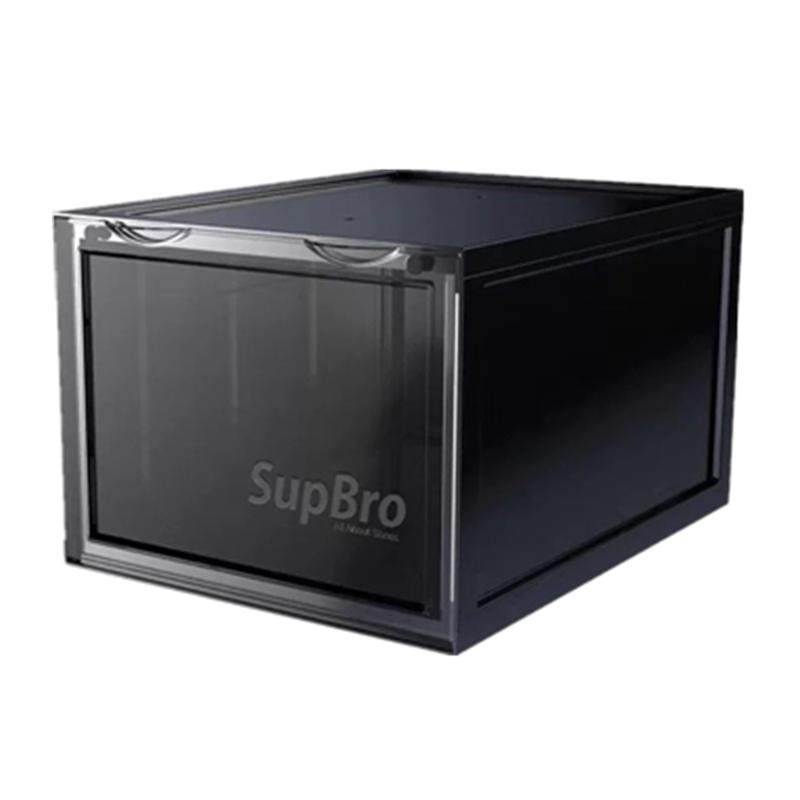正品SupBro发光LED声控鞋盒塑料简易网红AJ球鞋展示盒鞋柜省空间