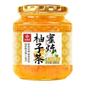 恒寿堂蜂蜜柚子茶冬季泡水柠檬百香果冲泡饮品椴树雪蜜鲜阿胶糕