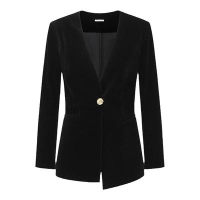 西装deepmoss收腰斜襟