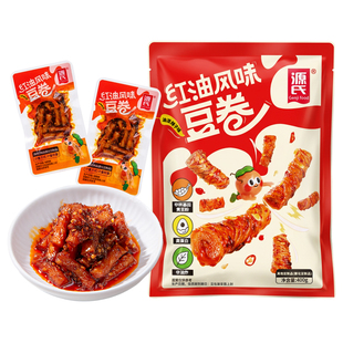 源氏红油豆卷小豆筋辣条豆筋卷豆皮独立小包装儿时经典解馋零食