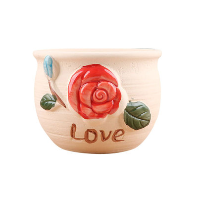 多肉花盆陶瓷创意个性带托盘