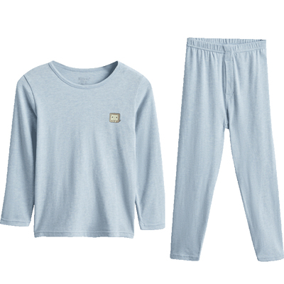 红豆居家棉花糖儿童内衣套装秋冬