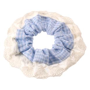 粉色儿童大肠发圈头花头饰发饰2025新款韩系可爱扎头绳丸子头发绳