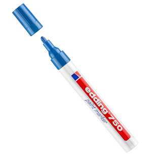德国艾迪油漆笔 耐酒精耐高温特粗工业油漆笔edding750(2-4MM)
